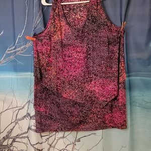 Pink & Maroon Layered Tank #